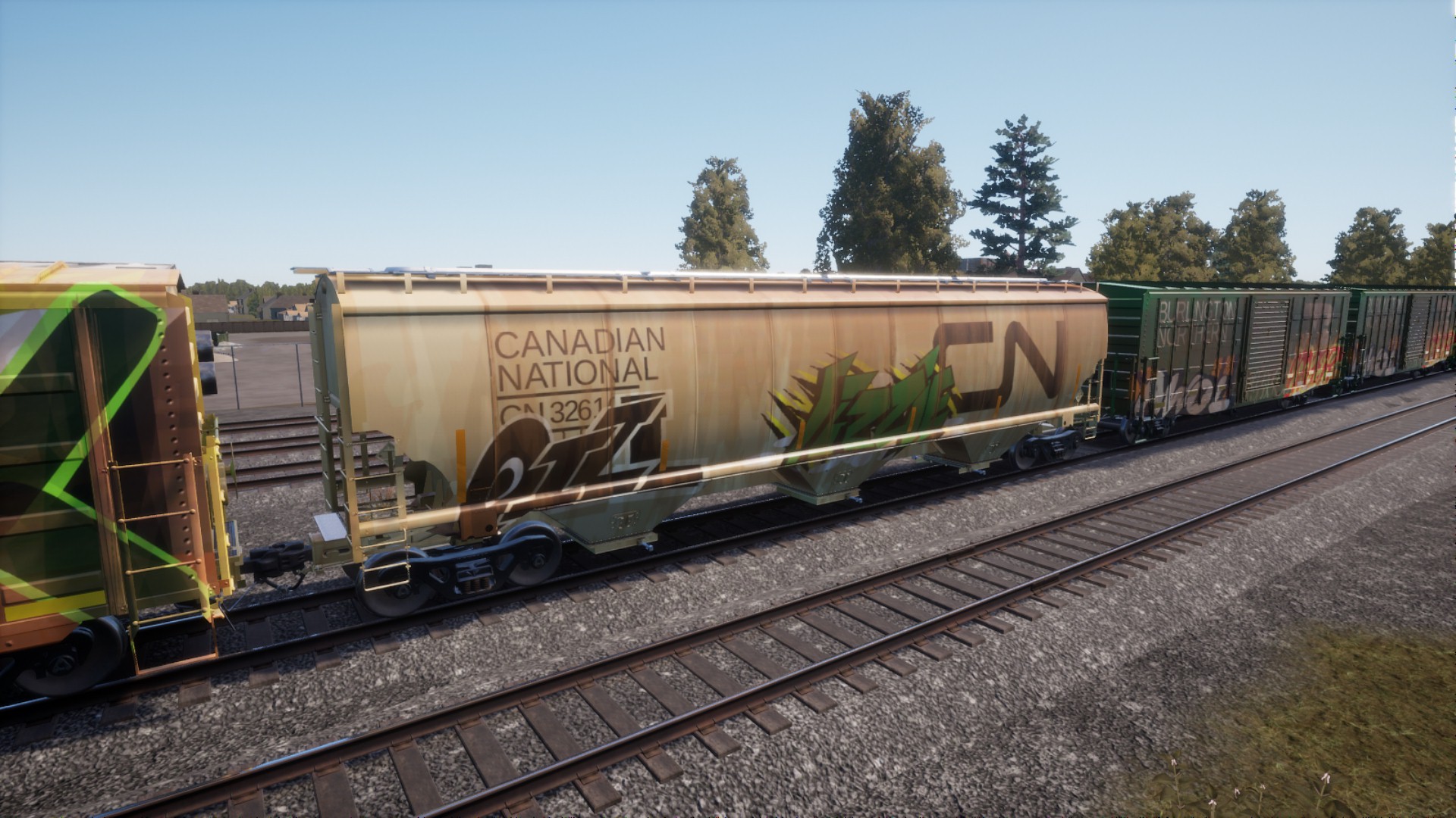 Creators Club CnRail Graffiti Weathered Hopper SPG