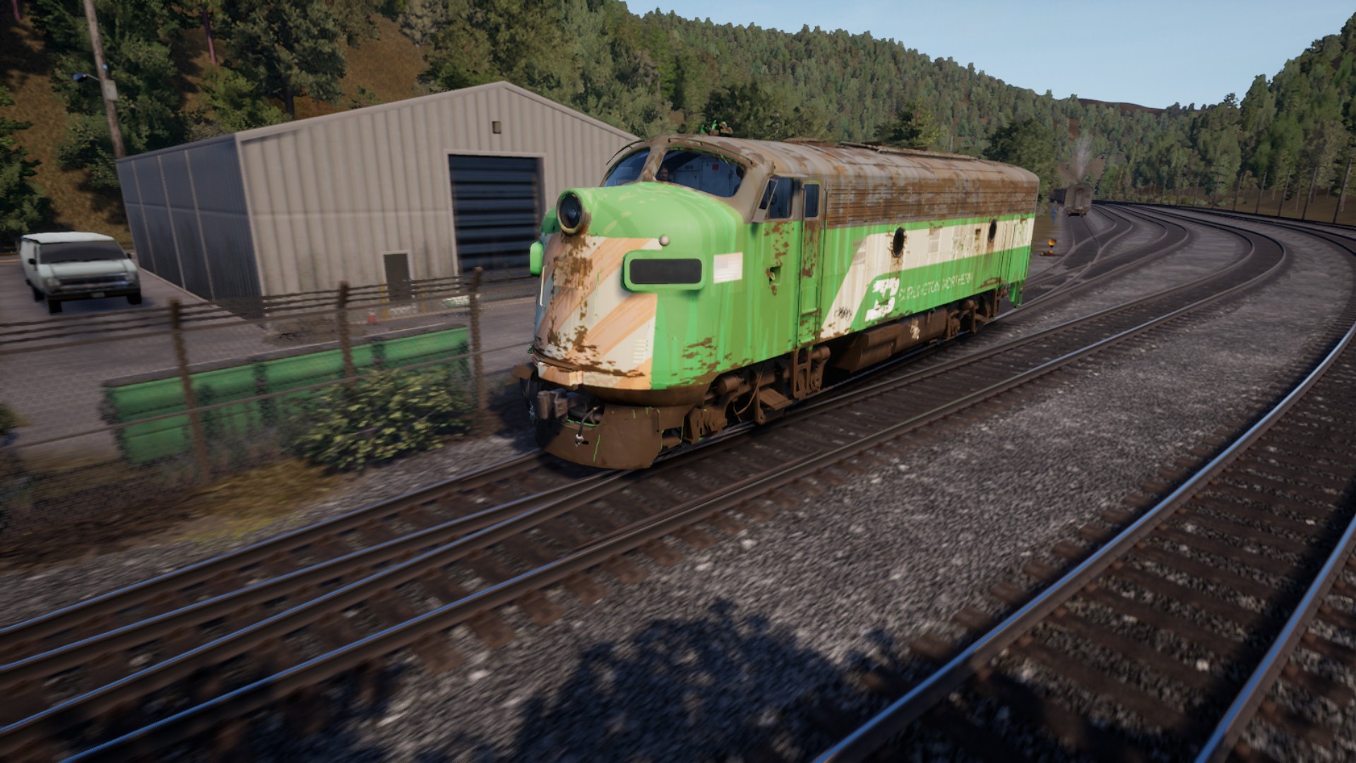 Creators Club - Weathered Burlington Northern F7