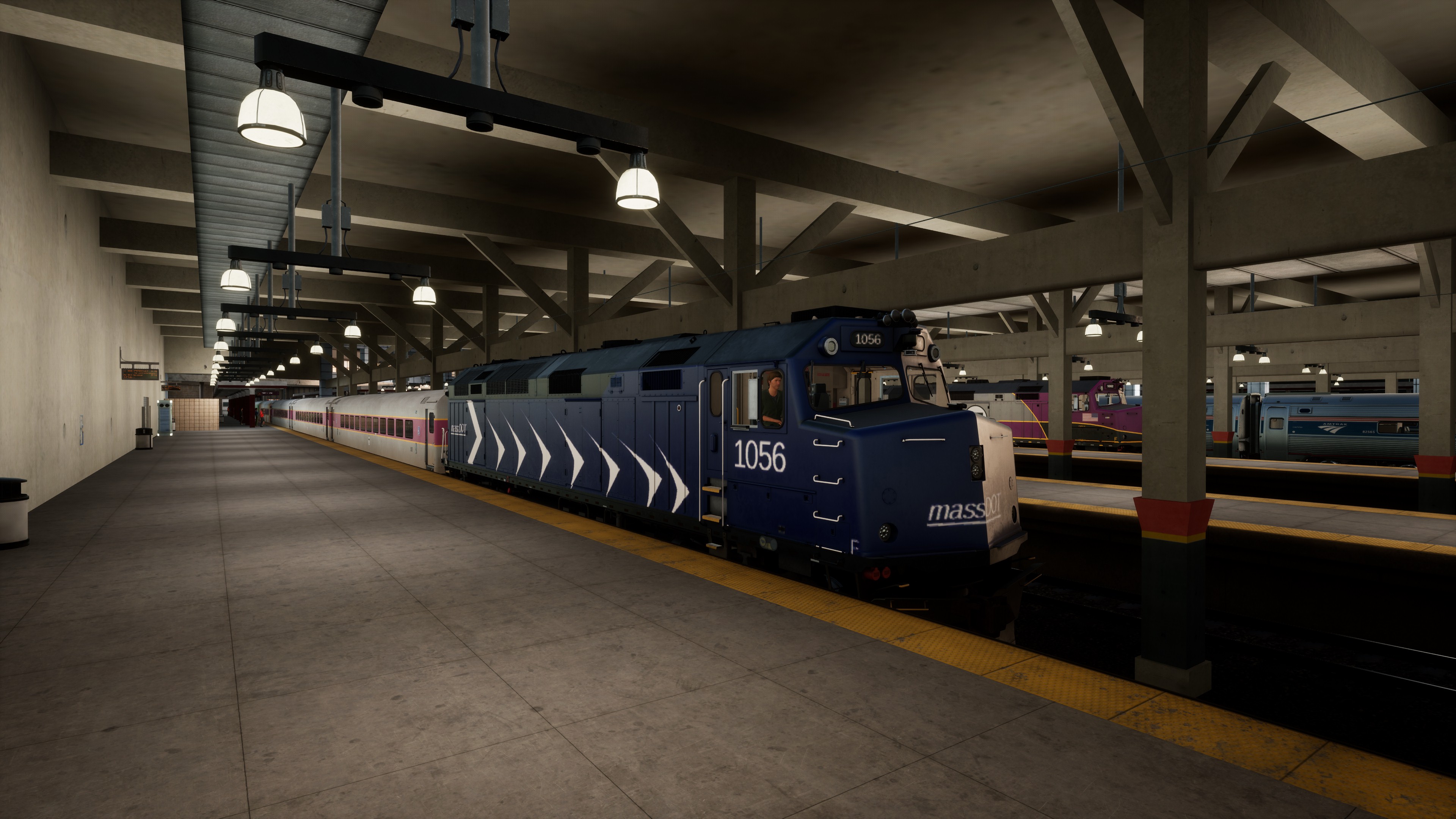 Creators Club MBTA F40PH 3c 1056 massDOT Livery Custo