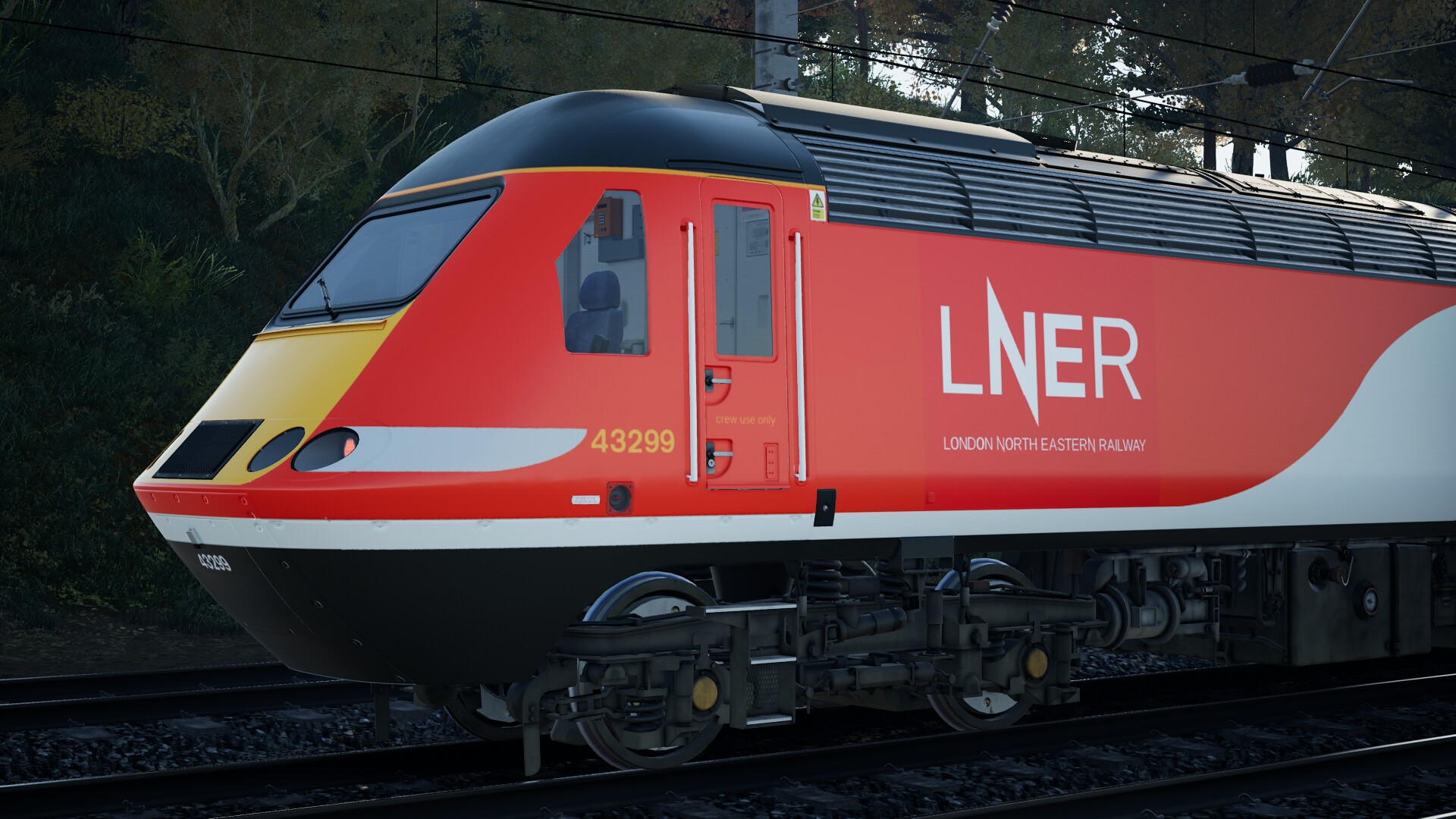 Creators club lner red hst class 43 2 8 car set updated 
