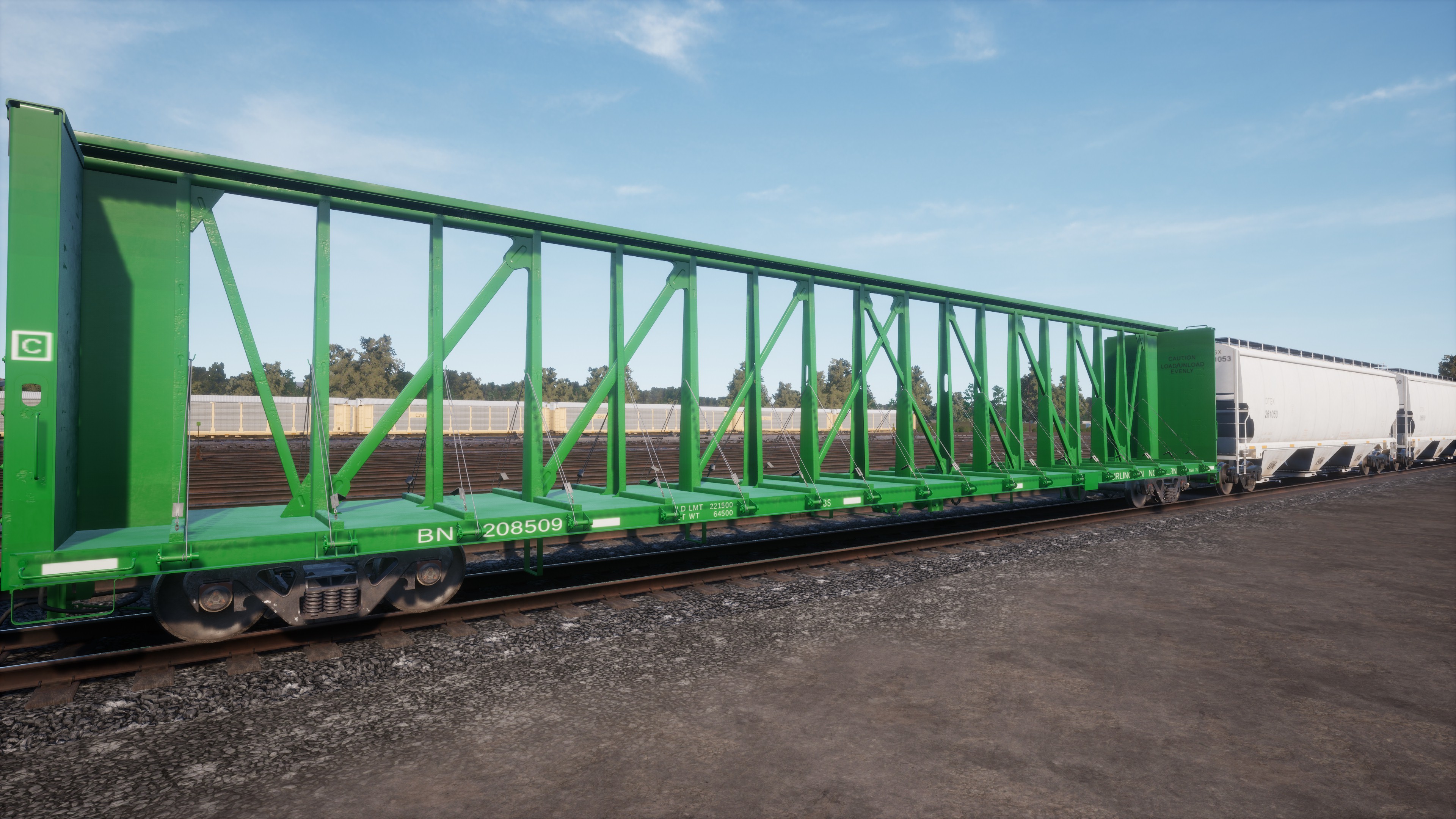 Creators Club - Green BN Centerbeam Flatcar BN Pack