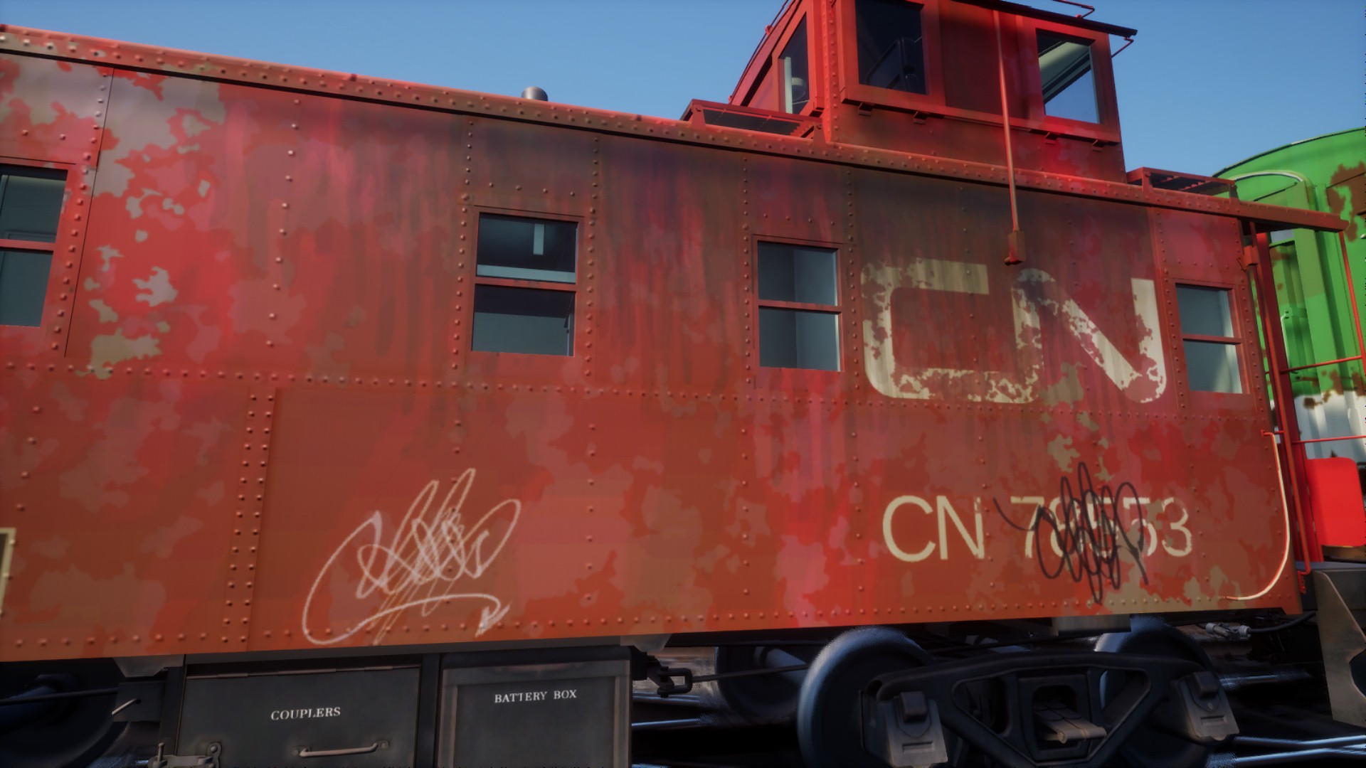 Creators Club - Weathered CNR caboose